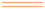 Two horizontal, parallel orange lines on a white background, resembling a simple menu or hamburger icon.